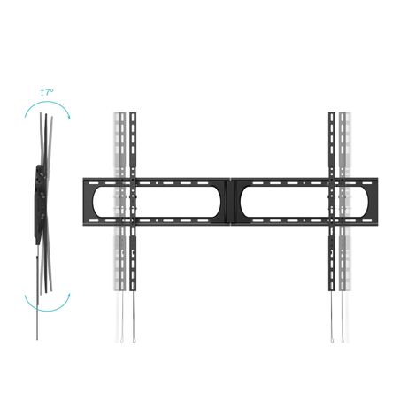SOPORTE DE PARED FIJO TOOQ LP37140T-B PANTALLA 37-140" MAX. 125KG VESA MAX. 1200x800 INCLINABLE - Imagen 2 de 10 SOPORTE DE PARED FIJO TOOQ LP37140T-B PANTALLA 37-140" MAX. 125KG VESA MAX. 1200x800 INCLINABLE - Imagen 2 de 10