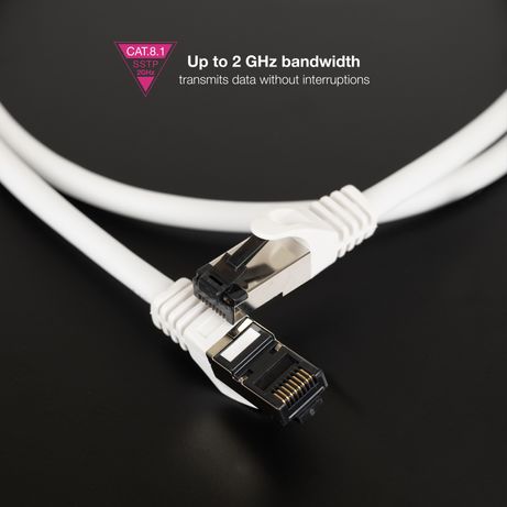Nanocable Cable red Cat. 8.1 2GHZ SSTP Blanco 1m - Imagen 5 de 6 Nanocable Cable red Cat. 8.1 2GHZ SSTP Blanco 1m - Imagen 5 de 6