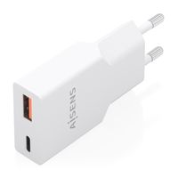 Miniatura 3 de AISENS - CARGADOR ULTRA DELGADO GaN 30W, 1xUSB-C PD3.0 QC4.0, 1xUSB-A QC3.0, BLANCO