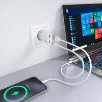 Miniatura 6 de AISENS - CARGADOR ULTRA DELGADO GaN 30W, 1xUSB-C PD3.0 QC4.0, 1xUSB-A QC3.0, BLANCO