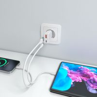 Miniatura 7 de AISENS - CARGADOR ULTRA DELGADO GaN 30W, 1xUSB-C PD3.0 QC4.0, 1xUSB-A QC3.0, BLANCO