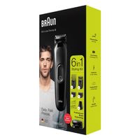 Miniatura 6 de CORTAPELO BRAUN MGK3225 6 EN 1 6 CABEZALES RECARGABLE