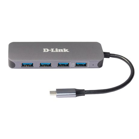 HUB USB-C D-LINK DUB-2340 A 3xUSB3.0 1xUSB-C PD 60W - Imagen 2 de 5 HUB USB-C D-LINK DUB-2340 A 3xUSB3.0 1xUSB-C PD 60W - Imagen 2 de 5