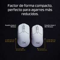 Miniatura 3 de HP HYPERX PULSFIRE HASTE 2 MINI WIRELESS GAMING BLANCO -  7D389AA
