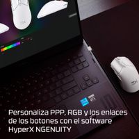 Miniatura 4 de HP HYPERX PULSFIRE HASTE 2 MINI WIRELESS GAMING BLANCO -  7D389AA