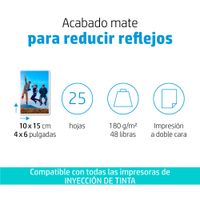 Miniatura 4 de HP MATTE FSC PHOTO PAPER 4X6 25 SHEE TS