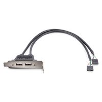 Miniatura 2 de 2 Port USB LP Slot Plate Adapter