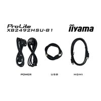 Miniatura 20 de IIYAMA XB2492HSU-B1  ProLite 23.8" LED IPS Full HD HDMI Altavoces