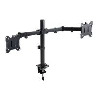 Miniatura 1 de SOPORTE TOOQ MESA GIRA INCLI 2 BRAZOS 17-27" NEGRO