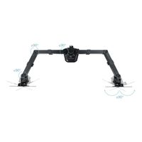 Miniatura 3 de SOPORTE TOOQ MESA GIRA INCLI 2 BRAZOS 17-27" NEGRO
