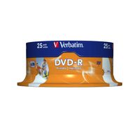 Miniatura 2 de TAMBOR 25 DVD-R 4,7 GB VERBATIM 16X IMPRIMIBLE