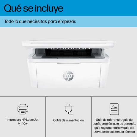 HP Multifunción A4Wifi Laser LaserJet M140w Inalámbrico Multifunction Blanco y negro Impresora, Fotocopiadora, escáner - Imagen 4 de 7 HP Multifunción A4Wifi Laser LaserJet M140w Inalámbrico Multifunction Blanco y negro Impresora, Fotocopiadora, escáner - Imagen 4 de 7