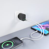 Miniatura 6 de AISENS - CARGADOR GaN 45W, 1xUSB-C PD3.0 QC4.0, 1xUSB-A QC3.0, NEGRO