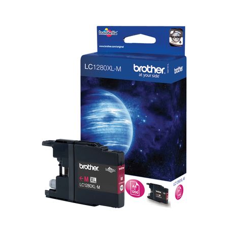 TINTA BROTHER LC-1280XLM MAGENTA ALTA CAPACIDAD 1.200PAG - Imagen 1 de 1 TINTA BROTHER LC-1280XLM MAGENTA ALTA CAPACIDAD 1.200PAG - Imagen 1 de 1
