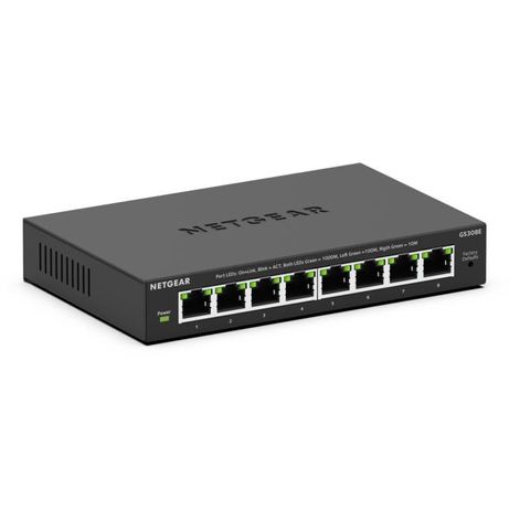 8PT GIGABIT PLUS SWITCH GS308E - Imagen 2 de 6 8PT GIGABIT PLUS SWITCH GS308E - Imagen 2 de 6