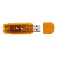 Miniatura 2 de MEMORIA 64 GB REMOVIBLE INTENSO USB 2.0 RAINBOW NARANJA