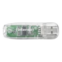 Miniatura 1 de MEMORIA 32 GB REMOVIBLE INTENSO USB 2.0 RAINBOW TRANSPARENTE
