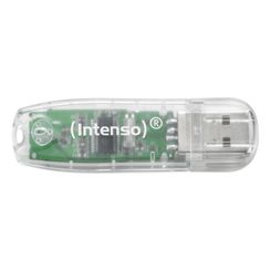 MEMORIA 32 GB REMOVIBLE INTENSO USB 2.0 RAINBOW TRANSPARENTE