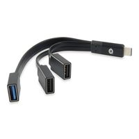Miniatura 1 de HUB USB 3.1 TIPO C CONCEPTRONIC HUBBIES 1 PUERTO USB 3.0 + 2 PUERTOS USB 2.0 COLOR NEGRO