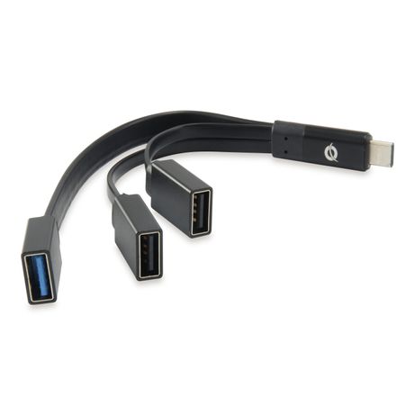 HUB USB 3.1 TIPO C CONCEPTRONIC HUBBIES 1 PUERTO USB 3.0 + 2 PUERTOS USB 2.0 COLOR NEGRO - Imagen 1 de 6 HUB USB 3.1 TIPO C CONCEPTRONIC HUBBIES 1 PUERTO USB 3.0 + 2 PUERTOS USB 2.0 COLOR NEGRO - Imagen 1 de 6