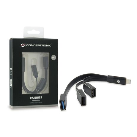 HUB USB 3.1 TIPO C CONCEPTRONIC HUBBIES 1 PUERTO USB 3.0 + 2 PUERTOS USB 2.0 COLOR NEGRO - Imagen 2 de 6 HUB USB 3.1 TIPO C CONCEPTRONIC HUBBIES 1 PUERTO USB 3.0 + 2 PUERTOS USB 2.0 COLOR NEGRO - Imagen 2 de 6