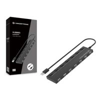 Miniatura 2 de HUB USB 2.0 CONCEPTRONIC  HUBBIES08 7 PUERTOS CON INTERRUPTORES