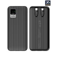 Miniatura 1 de POWERBANK COOLBOX DP10 10000MAH CABLE INTEGRADO NEGRO