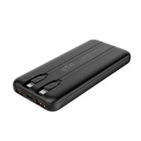 Miniatura 2 de POWERBANK COOLBOX DP10 10000MAH CABLE INTEGRADO NEGRO