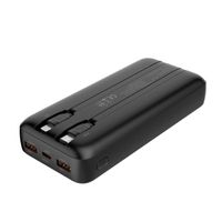 Miniatura 2 de POWERBANK COOLBOX DP20 20000MAH CABLE INTEGRADO NEGRO