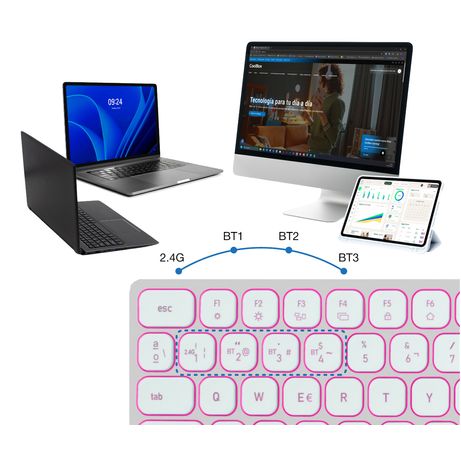 Coolbox Teclado Inal. Retroil.MOONLIGHT B431 Negro - Imagen 6 de 6 Coolbox Teclado Inal. Retroil.MOONLIGHT B431 Negro - Imagen 6 de 6