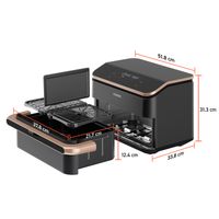 Miniatura 3 de FREIDORA DE AIRE COSORI DUAL BLAZE TWINFRY DARK GREY