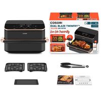 Miniatura 4 de FREIDORA DE AIRE COSORI DUAL BLAZE TWINFRY DARK GREY