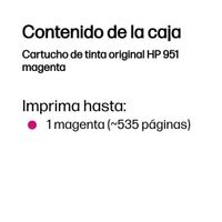 Miniatura 4 de HP CARTUCHO INYECCION TINTA MAGENTA n?951