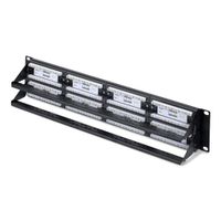 Miniatura 3 de Panel de Parcheo 2U de 48 Puertos Cat6 RJ45 - UTP -Tipo 110