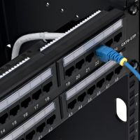 Miniatura 6 de Panel de Parcheo 2U de 48 Puertos Cat6 RJ45 - UTP -Tipo 110