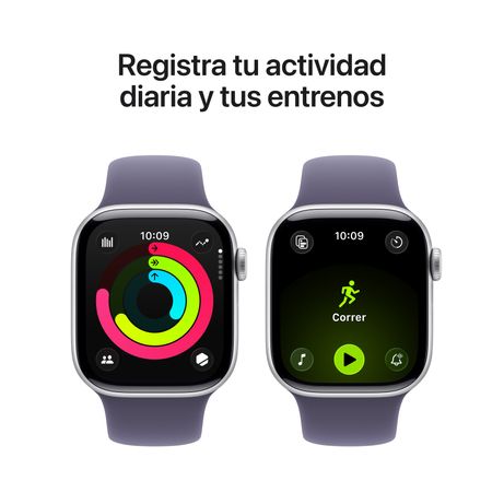 Apple Watch Series 11 GPS 42mm Silver Aluminium Case with Purple Fog Sport Band - M/L - Imagen 5 de 10 Apple Watch Series 11 GPS 42mm Silver Aluminium Case with Purple Fog Sport Band - M/L - Imagen 5 de 10