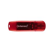 Miniatura 1 de Intenso 3502491 Lápiz USB 2.0 Rainbow 128GB Rojo