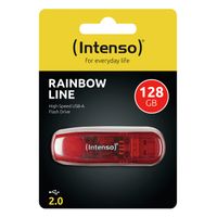 Miniatura 4 de Intenso 3502491 Lápiz USB 2.0 Rainbow 128GB Rojo