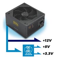 Miniatura 5 de Fuente Alimentación 750W UNYKA  Fuente de Alimentación ATX Atilius 3.1 Black 750W Gold 80 PLUS Gold Non-Modular Negro