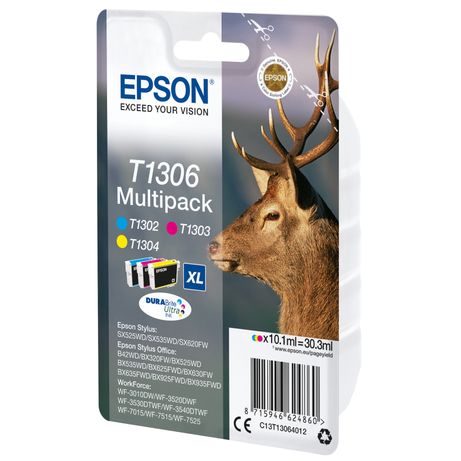 Epson Multipack SX525WD/620FW/ Office B42WD/525WD/625FWD/925FWD Tricolor (C,M,Y) - Imagen 2 de 2 Epson Multipack SX525WD/620FW/ Office B42WD/525WD/625FWD/925FWD Tricolor (C,M,Y) - Imagen 2 de 2