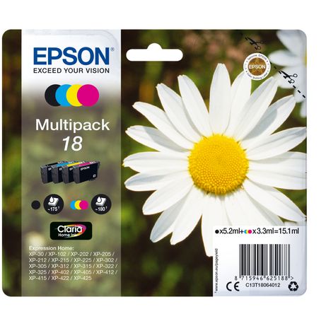 CARTUCHO EPSON MULTIPACK 18 C13T18064012 - Imagen 1 de 2 CARTUCHO EPSON MULTIPACK 18 C13T18064012 - Imagen 1 de 2