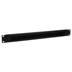1U Brush Strip - Rack Cable Management