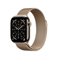Miniatura 1 de Apple Watch Series 11 GPS + Cellular 42mm Gold Titanium Case with Gold Milanese Loop