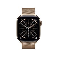 Miniatura 3 de Apple Watch Series 11 GPS + Cellular 42mm Gold Titanium Case with Gold Milanese Loop
