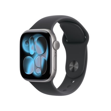Apple Watch Series 11 GPS + Cellular 42mm Space Grey Aluminium Case with Black Sport Band - M/L - Imagen 1 de 9 Apple Watch Series 11 GPS + Cellular 42mm Space Grey Aluminium Case with Black Sport Band - M/L - Imagen 1 de 9