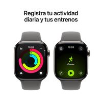 Miniatura 4 de Apple Watch Series 11 GPS + Cellular 46mm Natural Titanium Case with Stone Grey Sport Band - M/L