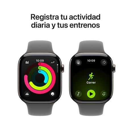 Apple Watch Series 11 GPS + Cellular 46mm Natural Titanium Case with Stone Grey Sport Band - M/L - Imagen 4 de 9 Apple Watch Series 11 GPS + Cellular 46mm Natural Titanium Case with Stone Grey Sport Band - M/L - Imagen 4 de 9