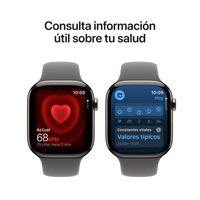 Miniatura 5 de Apple Watch Series 11 GPS + Cellular 46mm Natural Titanium Case with Stone Grey Sport Band - M/L