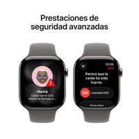 Miniatura 6 de Apple Watch Series 11 GPS + Cellular 46mm Natural Titanium Case with Stone Grey Sport Band - M/L