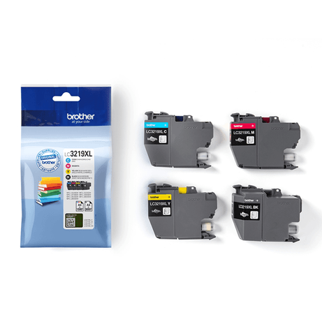 PACK CARTUCHOS BROTHER LC3219XLVAL (NEGRO, MAGENTA, CYAN, AMARILLO) - Imagen 1 de 2 PACK CARTUCHOS BROTHER LC3219XLVAL (NEGRO, MAGENTA, CYAN, AMARILLO) - Imagen 1 de 2